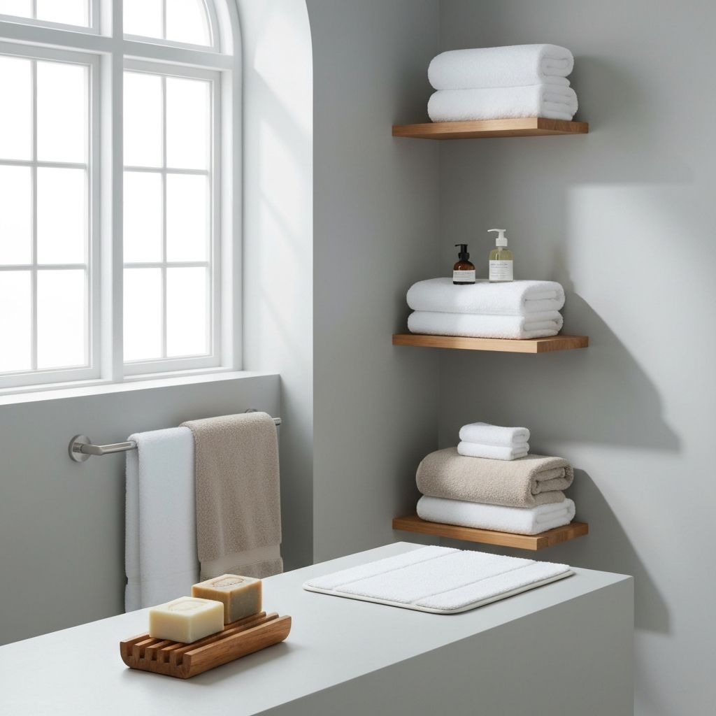 Natural skincare setup